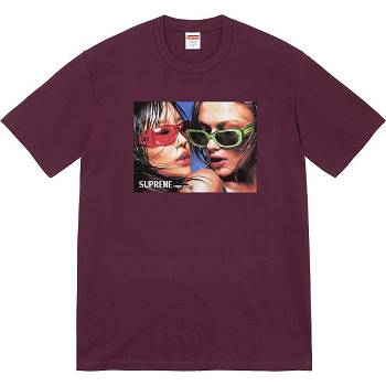 Camiseta Supreme Eyewear Tee Burdeos | Supreme 403QZ